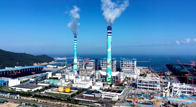 大唐潮州电厂5-6号机组项目加快投资建设。受访者供图